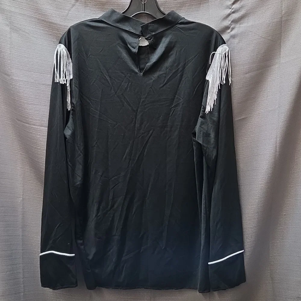 Mattel Barbie The Movie‎ Black cowboy tassel Shirt For Ken, Bandana & Hat